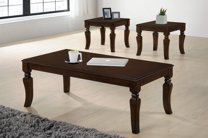 Cooper 1+2 Coffee Table Set - 1+2 & 1+4 Coffee Table Set - Golden Tech Furniture Industries Sdn Bhd