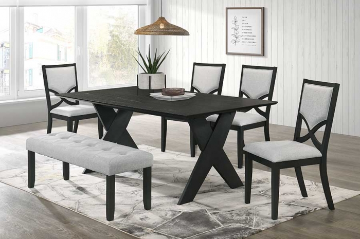 Darry_1_4_1_Dining_Set - Dining Set - Golden Tech Furniture Industries Sdn Bhd