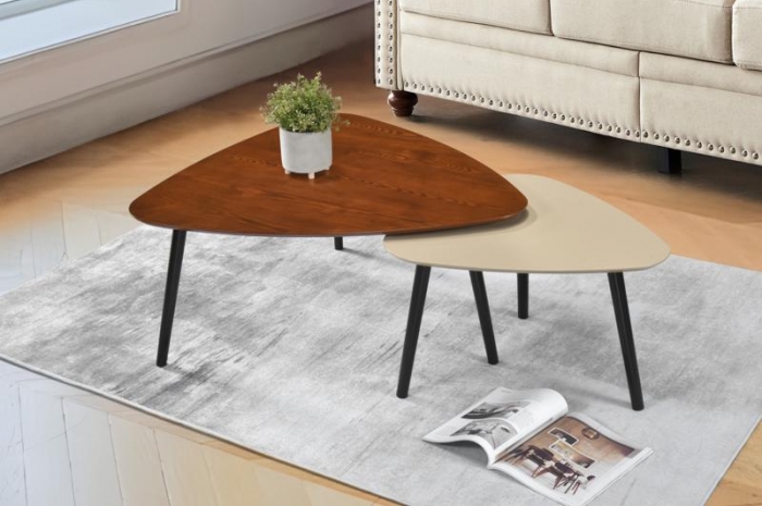 Evori_Coffee_Table_Set - 1+2 & 1+4 Coffee Table Set - Golden Tech Furniture Industries Sdn Bhd