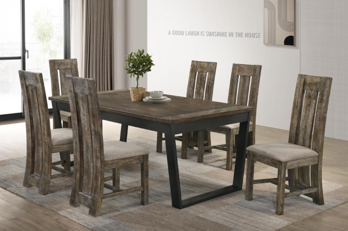 Hamaton_1_6_Dining_Set - Dining Set - Golden Tech Furniture Industries Sdn Bhd