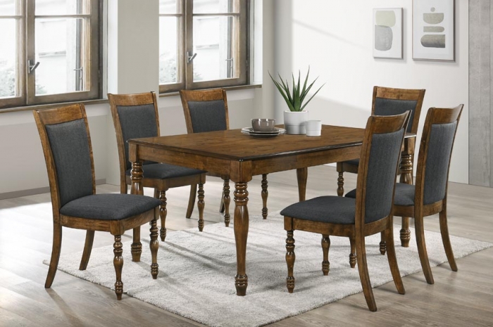 Helen_1_6_Dining_Set - Dining Set - Golden Tech Furniture Industries Sdn Bhd