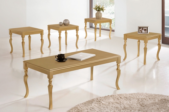 Jirawi 1+4 Coffee Table Set - 1+2 & 1+4 Coffee Table Set - Golden Tech Furniture Industries Sdn Bhd