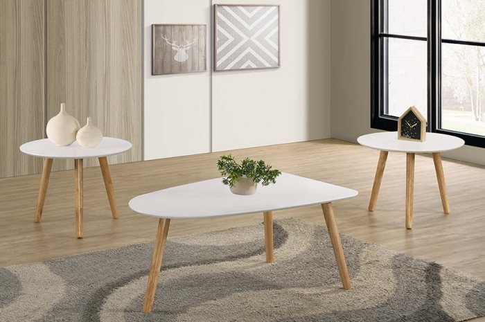 Markiz_1_2_Coffee_Set_White_ - 1+2 & 1+4 Coffee Table Set - Golden Tech Furniture Industries Sdn Bhd