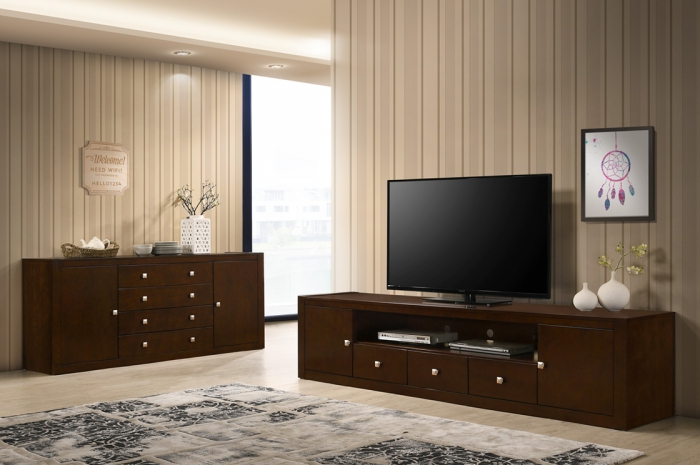 Moda-MDR Sideboard 1900 & TV Console 2400 - Sideboard & TV Console - Golden Tech Furniture Industries Sdn Bhd