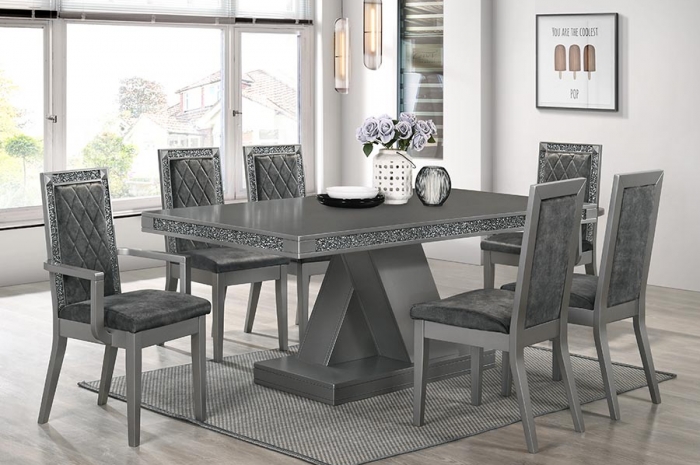 Venella_1_6_Dining_Set - Dining Set - Golden Tech Furniture Industries Sdn Bhd